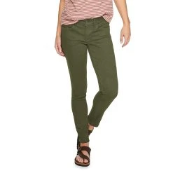 Women's Sonoma Goods For Life® Supersoft Stretch Midrise Skinny Jeans -Sonoma Goods Shop 2954787 Olive