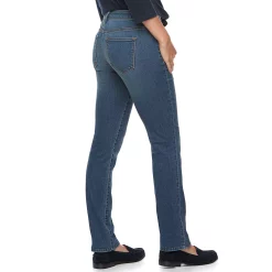 Women's Sonoma Goods For Life® Supersoft Midrise Straight-Leg Jeans -Sonoma Goods Shop 3022856 ALT