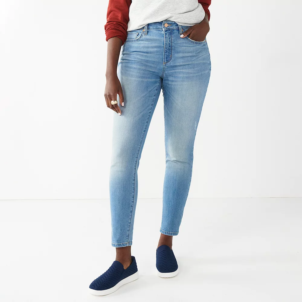 Women's Sonoma Goods For Life® Curvy High-Waisted Skinny Jeans 9 Women's Sonoma Goods For Life® Curvy High-Waisted Skinny Jeans - Image 9