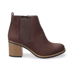 Sonoma Goods For Life® Spaniel Women's High Heel Ankle Boots -Sonoma Goods Shop 4514963 Brown