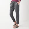 Women's Sonoma Goods For Life® Zipper-Hem Elastic-Waist Utility Jogger Pants