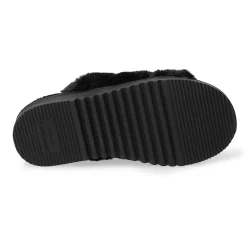 Women's Sonoma Goods For Life® Faux Fur Slide Slipper with Backstrap -Sonoma Goods Shop 4797542 ALT3