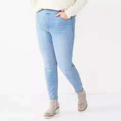 Plus Size Sonoma Goods For Life® Comfortable Favorite Mid-Rise Jeggings -Sonoma Goods Shop 4916239 Francisco