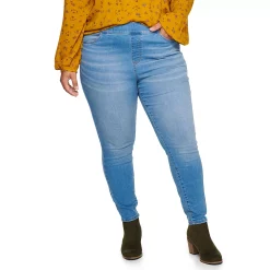 Plus Size Sonoma Goods For Life® Comfortable Favorite Mid-Rise Jeggings -Sonoma Goods Shop 4916239 Mariano