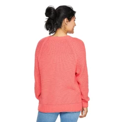 Women's Sonoma Goods For Life® All Over Stitch Crewneck Sweater -Sonoma Goods Shop 4923526 ALT