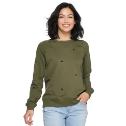 Women's Sonoma Goods For Life® Everyday Crewneck Sweatshirt 51 Women's Sonoma Goods For Life® Everyday Crewneck Sweatshirt -Sonoma Goods Shop 4974237 Olive Mini Heart
