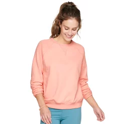 Women's Sonoma Goods For Life® Everyday Crewneck Sweatshirt 40 Women's Sonoma Goods For Life® Everyday Crewneck Sweatshirt -Sonoma Goods Shop 4974237 Peach Dahlia