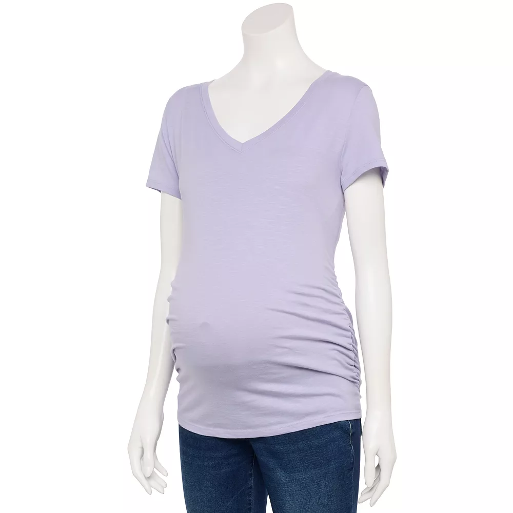 Maternity Sonoma Goods For Life® Essential V-Neck Tee 10 Maternity Sonoma Goods For Life® Essential V-Neck Tee - Image 10