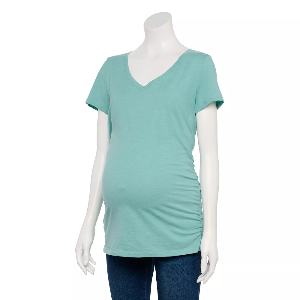 Maternity Sonoma Goods For Life® Essential V-Neck Tee 15 Maternity Sonoma Goods For Life® Essential V-Neck Tee - Image 15