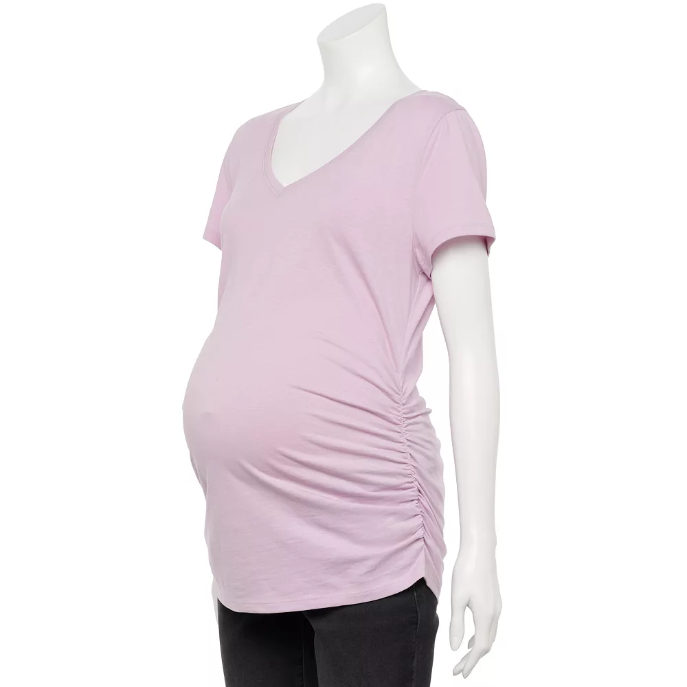 Maternity Sonoma Goods For Life® Essential V-Neck Tee 7 Maternity Sonoma Goods For Life® Essential V-Neck Tee - Image 7
