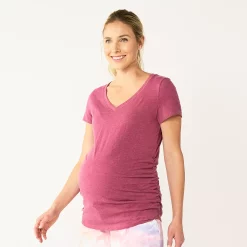 Maternity Sonoma Goods For Life® Essential V-Neck Tee 27 Maternity Sonoma Goods For Life® Essential V-Neck Tee -Sonoma Goods Shop 4980526 Mauve