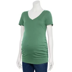Maternity Sonoma Goods For Life® Essential V-Neck Tee 28 Maternity Sonoma Goods For Life® Essential V-Neck Tee -Sonoma Goods Shop 4980526 Unique Green