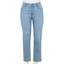 Plus Size Sonoma Goods For Life® Premium Mid-Rise Curvy Straight-Leg Jeans 12 Plus Size Sonoma Goods For Life® Premium Mid-Rise Curvy Straight-Leg Jeans -Sonoma Goods Shop 4989903 Fauna