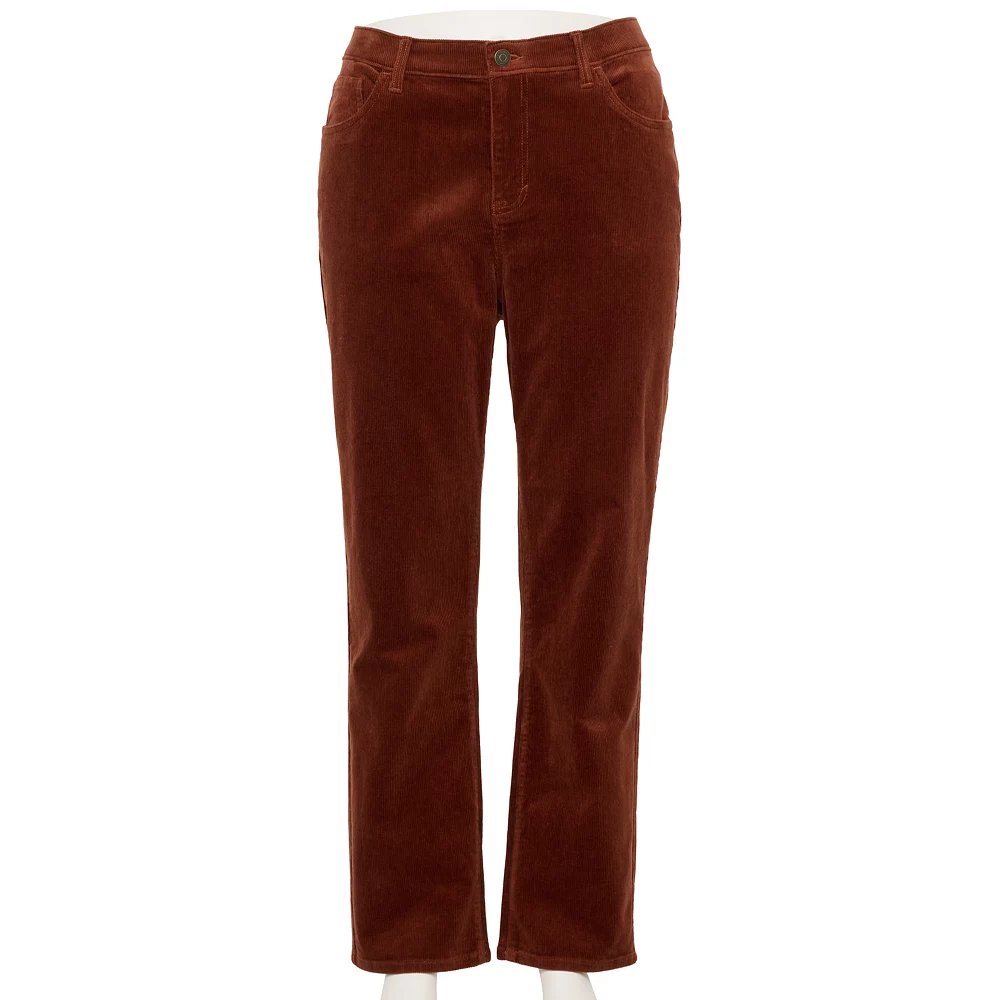 Plus Size Sonoma Goods For Life® Premium Mid-Rise Curvy Straight-Leg Jeans 5 Plus Size Sonoma Goods For Life® Premium Mid-Rise Curvy Straight-Leg Jeans - Image 5