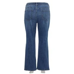 Plus Size Sonoma Goods For Life® Elastic-Waist Curvy Mid-Rise Bootcut Jeans -Sonoma Goods Shop 4990173 ALT