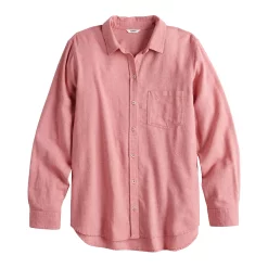 Women's Sonoma Goods For Life® Essential Everyday Button-Down Shirt -Sonoma Goods Shop 4991213 ALT5