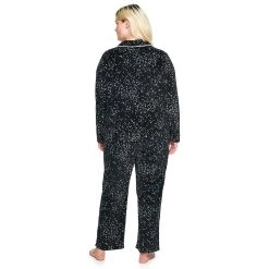 Plus Size Sonoma Goods For Life® Velour Pajama Shirt & Pajama Pants Set -Sonoma Goods Shop 5033014 ALT