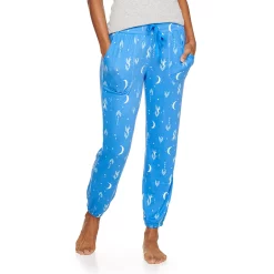 Women's Sonoma Goods For Life® Snit Banded Bottom Pajama Pants -Sonoma Goods Shop 5161200 Blue Celestial