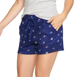 Women's Sonoma Goods For Life® Snit Pajama Shorts 9 Women's Sonoma Goods For Life® Snit Pajama Shorts -Sonoma Goods Shop 5161202 Navy Texas Stars