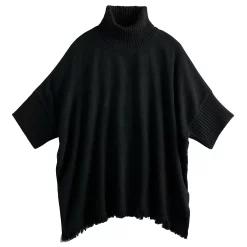 Women's Sonoma Goods For Life® Turtleneck Poncho -Sonoma Goods Shop 5161618 ALT3