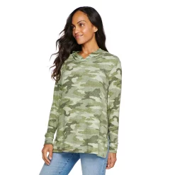 Maternity Sonoma Goods For Life® Side Slit Nursing Hoodie -Sonoma Goods Shop 5177488 Camo