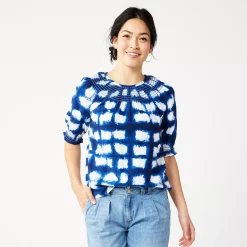 Sonoma Goods Shop -Sonoma Goods Shop 5235158 Navy Square Dye