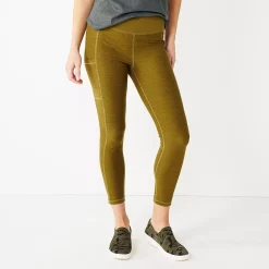 Women's Sonoma Goods For Life® High-Waisted Leggings -Sonoma Goods Shop 5237945 Olive