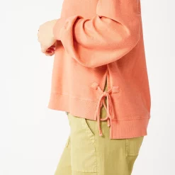 Women's Sonoma Goods For Life® Side Tie Sweatshirt -Sonoma Goods Shop 5271671 ALT5