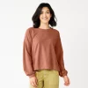 Women's Sonoma Goods For Life® Side Tie Sweatshirt