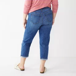 Plus Size Sonoma Goods For Life® Premium Rolled Girlfriend Jeans -Sonoma Goods Shop 5272706 ALT