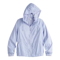 Women's Sonoma Goods For Life® Hooded Rain Jacket -Sonoma Goods Shop 5302626 ALT5