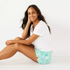 Women's Sonoma Goods For Life® Pajama Shorts -Sonoma Goods Shop 5490352 ALT2