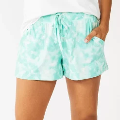 Women's Sonoma Goods For Life® Pajama Shorts -Sonoma Goods Shop 5490352 Aqua Sky