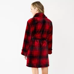 Women's Sonoma Goods For Life® Short Plush Robe -Sonoma Goods Shop 5574694 ALT