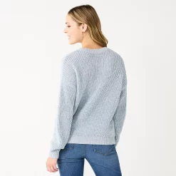 Women's Sonoma Goods For Life® Textured Drop-Shoulder Sweater 23 Women's Sonoma Goods For Life® Textured Drop-Shoulder Sweater -Sonoma Goods Shop 5579623 ALT