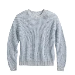 Women's Sonoma Goods For Life® Textured Drop-Shoulder Sweater 25 Women's Sonoma Goods For Life® Textured Drop-Shoulder Sweater -Sonoma Goods Shop 5579623 ALT5