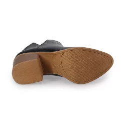 Sonoma Goods For Life® Donkey Women's Western Dip Ankle Boots -Sonoma Goods Shop 5592173 ALT3