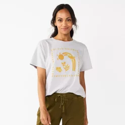 Women's Sonoma Goods For Life® Relaxed Graphic Tee 27 Women's Sonoma Goods For Life® Relaxed Graphic Tee -Sonoma Goods Shop 5596692 Gray Desert Dreams