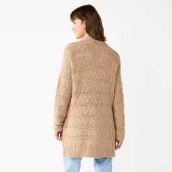 Women's Sonoma Goods For Life® Plush Cardigan -Sonoma Goods Shop 5597627 ALT