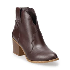 Sonoma Goods For Life® San Juan Women's Western Ankle Boots 8 Sonoma Goods For Life® San Juan Women's Western Ankle Boots -Sonoma Goods Shop 5599082 Brown