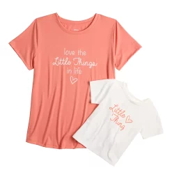Maternity Sonoma Goods For Life® Mommy & Me Graphic Tee Set -Sonoma Goods Shop 5599953 Rust Little Things