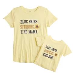 Maternity Sonoma Goods For Life® Mommy & Me Graphic Tee Set -Sonoma Goods Shop 5599953 Sunshine