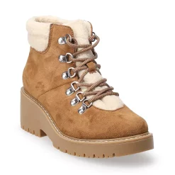 Sonoma Goods For Life® Lumbar Women's Wedge Hiker Boots 11 Sonoma Goods For Life® Lumbar Women's Wedge Hiker Boots -Sonoma Goods Shop 5622780 Cognac