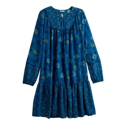 Women's Sonoma Goods For Life® Printed Long Sleeve Dress 9 Women's Sonoma Goods For Life® Printed Long Sleeve Dress -Sonoma Goods Shop 5657674 ALT5