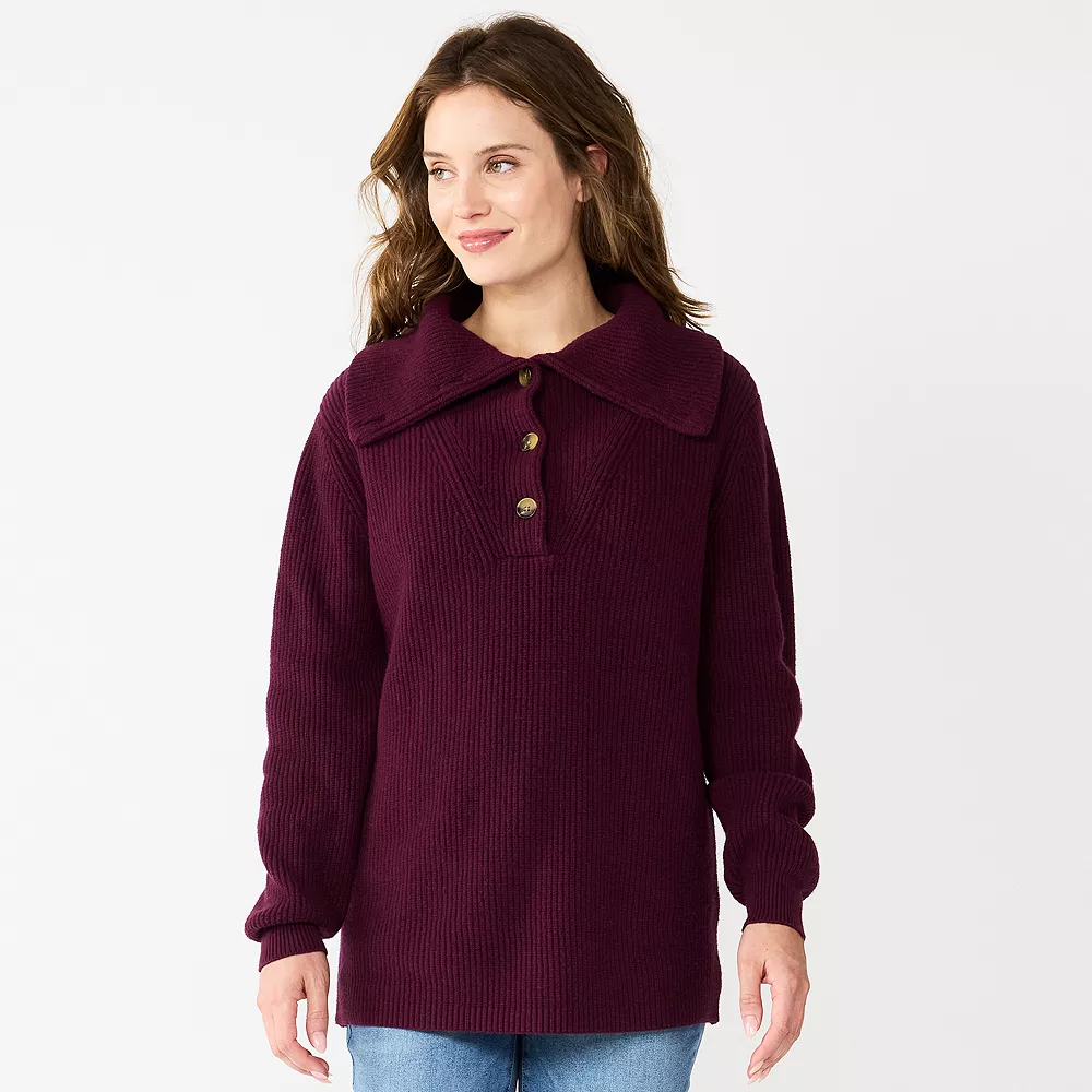 Maternity Sonoma Goods For Life® Nursing Henley Sweater 3 Maternity Sonoma Goods For Life® Nursing Henley Sweater - Image 3