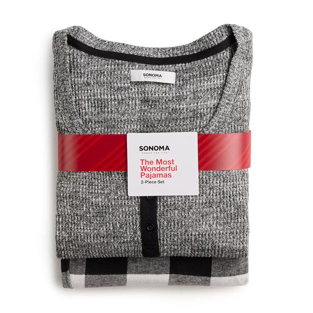 Women's Sonoma Goods For Life® Flannel Pajama Pants & Pajama Top Sleep Set 12 Women's Sonoma Goods For Life® Flannel Pajama Pants & Pajama Top Sleep Set - Image 12