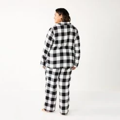 Plus Size Sonoma Goods For Life® Flannel Pajama Shirt & Pajama Pants Sleep Set 10 Plus Size Sonoma Goods For Life® Flannel Pajama Shirt & Pajama Pants Sleep Set -Sonoma Goods Shop 5677717 ALT