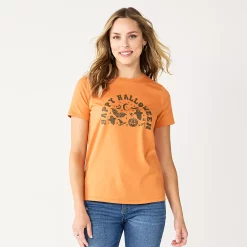 Women's Sonoma Goods For Life® Short Sleeve Graphic Tee 15 Women's Sonoma Goods For Life® Short Sleeve Graphic Tee -Sonoma Goods Shop 5686029 Happy Halloween