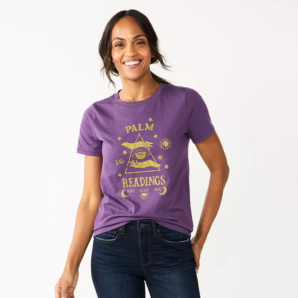 Women's Sonoma Goods For Life® Short Sleeve Graphic Tee 4 Women's Sonoma Goods For Life® Short Sleeve Graphic Tee - Image 4