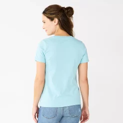 Women's Sonoma Goods For Life® Short Sleeve Christmas Graphic Tee -Sonoma Goods Shop 5686036 ALT